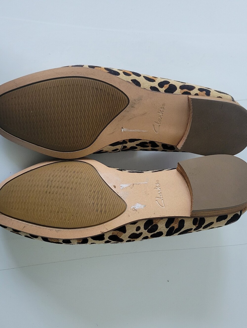 Clarks Cushion Plus Pure Viola Leopard Flats - Picture 3 of 6